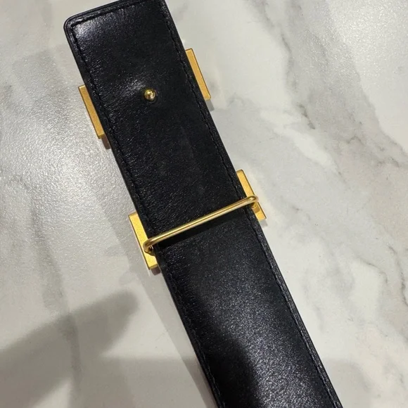 Hermes Brown Leather Constance Belt with Gold H Buckle - Picture 6 of 9